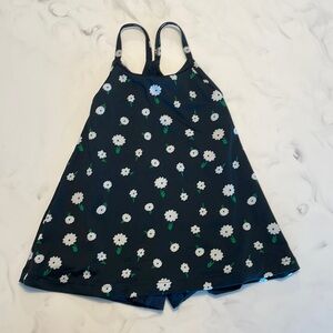 Hanna Andersson daisy sunblock dress with built in shorts 18-24 months